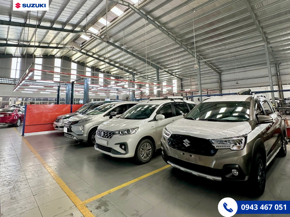 Xưởng dịch vụ khang trang tại Suzuki Việt Nhật