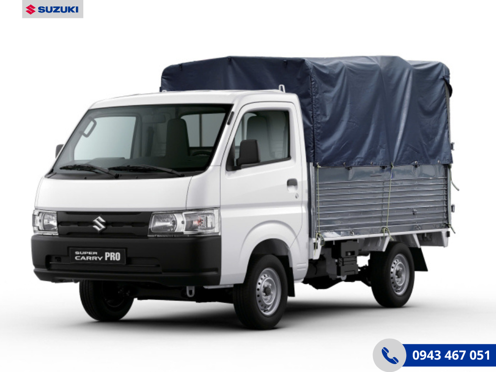 Mẫu xe Suzuki Carry Pro thùng mui bạt tại Suzuki Việt Nhật
