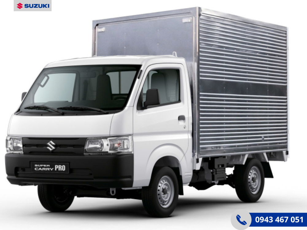 Mẫu xe Suzuki Carry Pro thùng lửng kín tại Suzuki Việt Nhật