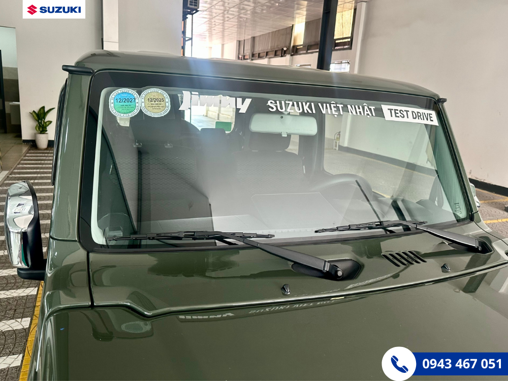 Đồ gạt mưa Suzuki Jimny 2025 tại Suzuki Việt Nhật
