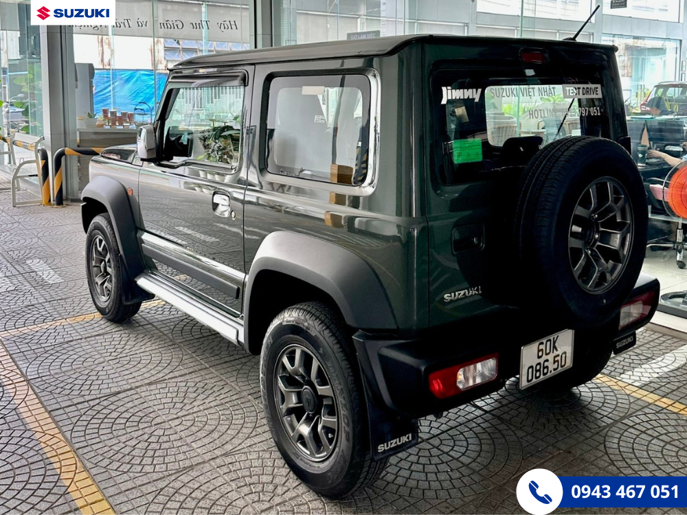 Mẫu xe Suzuki Jimny 2025 tại Suzuki Việt Nhật