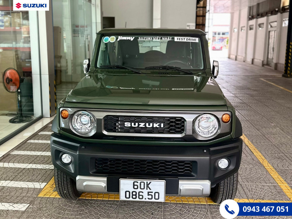 Mẫu xe Suzuki Jimny 2025 tại Suzuki Việt Nhật