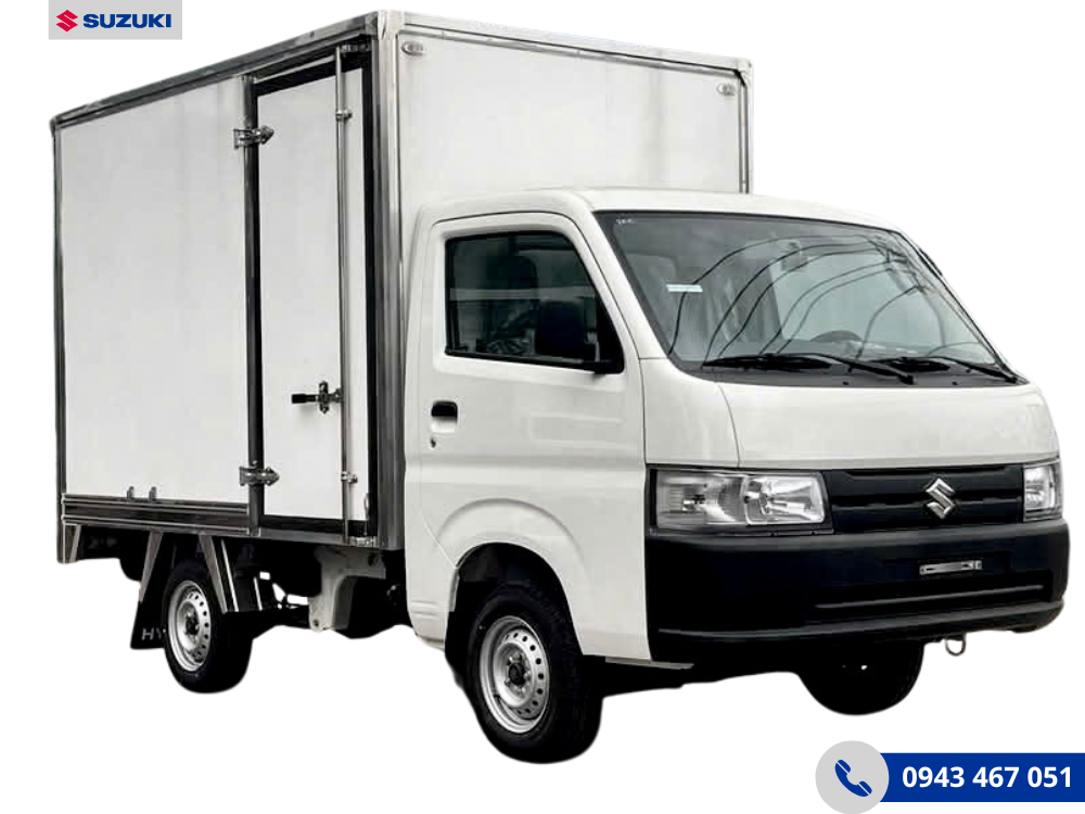 Mẫu xe Suzuki Carry Pro thùng kín composite tại Suzuki Việt Nhật