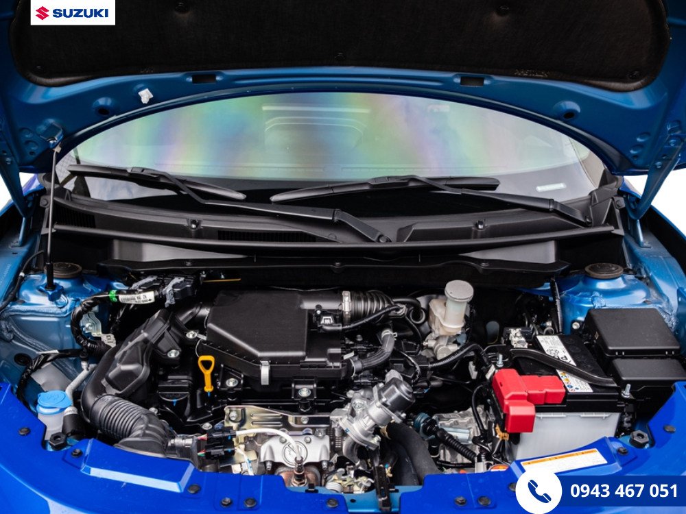 Động cơ bên trong xe Suzuki Swift 2025 tại Suzuki Việt Nhật
