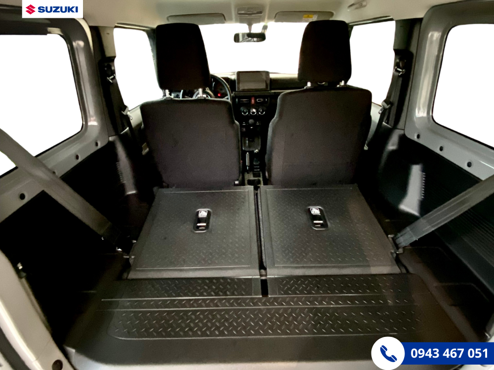 Khoang ghế ngồi rộng rãi của Suzuki Jimny Tại Suzuki Việt Nhật