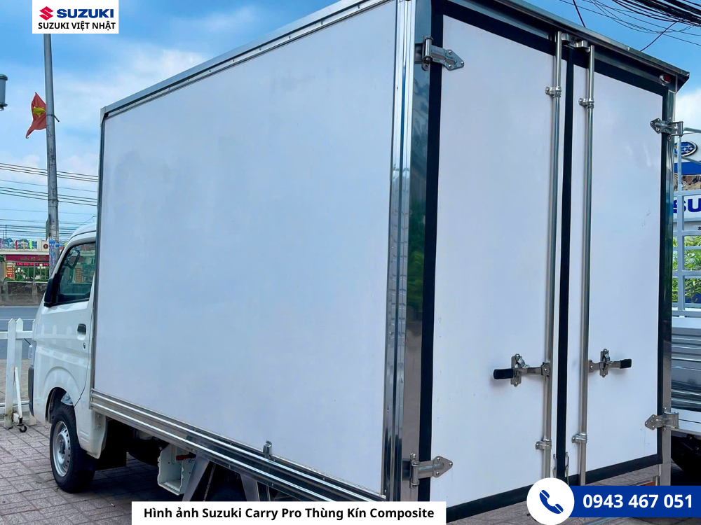 Hình ảnh Suzuki Carry Pro Thùng Kín Composite