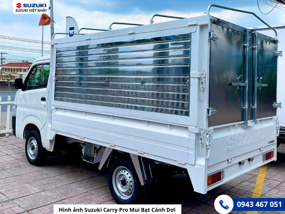 Hình ảnh Suzuki Carry Pro Mui Bạt Cánh Dơi