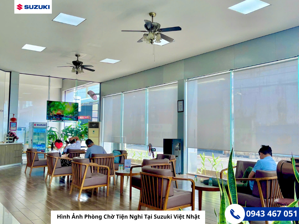 Hình Ảnh Phòng Chờ Dịch Vụ Tiện Nghi Tại Suzuki Việt Nhật