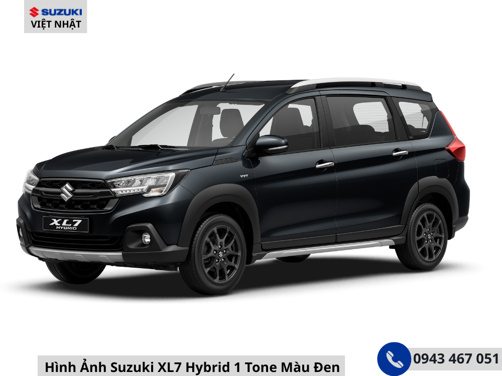 Hình Ảnh Suzuki XL7 Hybrid 1 Tone Màu Đen