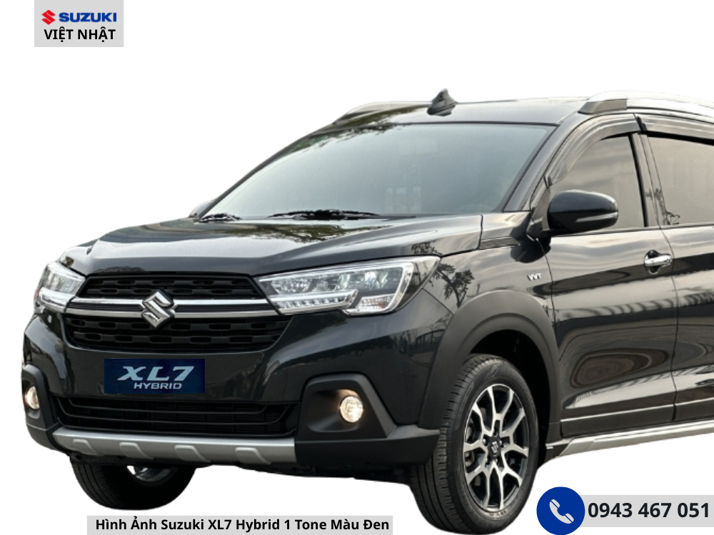 Hình Ảnh Suzuki XL7 Hybrid 1 Tone Màu Đen