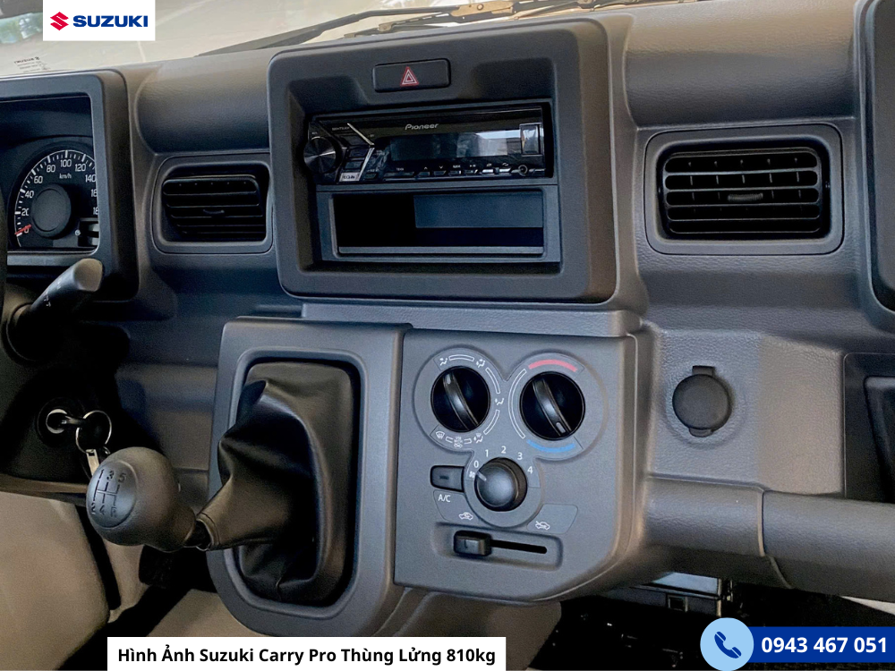 Hình Ảnh Suzuki Carry Pro Thùng Lửng 810kg