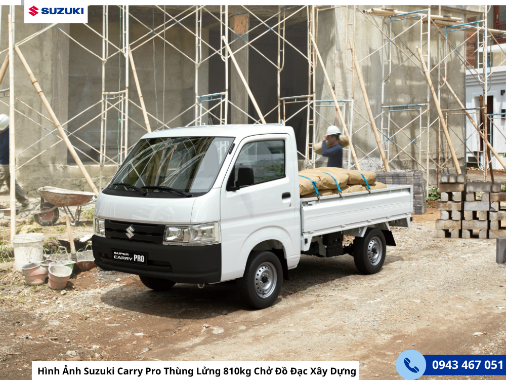 Hình Ảnh Suzuki Carry Pro Thùng Lửng 810kg